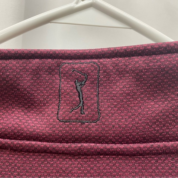 PGA Tour jacket men's size XXL pullover 1/2 zip burgundy golf golfer - Picture 6 of 9